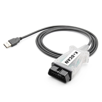 Interfaz de Diagnóstico OBD2 K+DCAN K-LINE para Autos Antiguos BM con Interruptor, Compatible con Programación