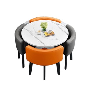 ชุดโต๊ะอาหารหินเผาคุณภาพสูง Love Zone พร้อมเก้าอี้หุ้มเบาะ 4 ตัว รับประกัน 3-5 ปี สีปรับแต่งได้ - Product Image 1