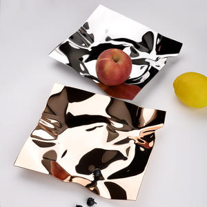 الأكثر مبيعًا صحن عالي الجودة طبق وجبات خفيفة متموجة حديث إبداعي نمط طبق للحفلات طاولة القهوة - Product Image 2