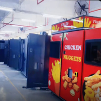 Máquina Expendedora de Papas Fritas Totalmente Automática, Múltiples Opciones, Pantalla Táctil, Gestión Basada en la Nube para Uso Comercial