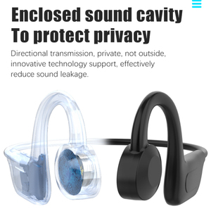 Headset Mikrofon Gaming Nirkabel untuk Kantor, <span class=keywords><strong>Neckband</strong></span>, Headphone TWS, Earphone Konduksi Tulang - Product Image 2