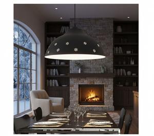 Lámparas Colgantes Minimalistas de Latón con Recubrimiento Negro e Interior Blanco, LED Contemporáneo, Atenuable, Pantalla de Color Personalizable, Fácil Instalación - Product Image 3