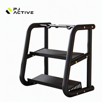 PINJIAN Support de rangement multi-niveaux triangulaire pour haltères et kettlebells
