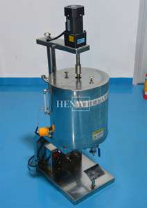 Remplisseur de rouge à lèvres Henwi avec réservoir de chauffage et d'agitation pour les produits de crème de brillant à lèvres de baume à lèvres à coulée chaude dans la production cosmétique. - Product Image 3