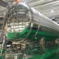 Nouvelle conception de sécheuse à bande sous vide pour eau superchauffée, pour l'extraction de liquides et de pâtes d'herbes chinoises traditionnelles