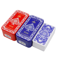 WQROYAL Marque Propre – Jeu de Cartes de Poker 100% PVC Imperméable, Nouveauté, Vente Chaude, Emballage en Boîte Métallique pour Jeu, Personnalisation Acceptée