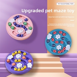 Tazón de Alimentación Lenta para Perros, Diseño de Laberinto, Juguete Educativo, Dispensador de Comida, Apto para Perros con Barba Protección para el Cuello - Product Image 2