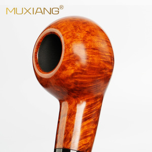 Muxiang Briar Wood Smoking Pipe 9mm Filter Free Type Handmade Tobacco Pipe - Product Image 3