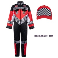 Combinaison de Karting pour Enfants XJ Halloween, Respirante en Polyester, Tenue de Compétition, Vêtement de Fête et d'Extérieur