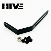 Support de Pickguard HIVE LP pour Guitare, Support de Protection en Métal à 2 Courbes pour Guitare Électrique Les Paul avec Vis et Écrous