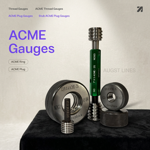 Calibrated ACME Thread <b>Ring</b> Gauge Instock Standard Thread Gauges Stub ACME <b>Ring</b> Gage 29 Degree Angle ACME Thread Inspection Gage - Product Image 1