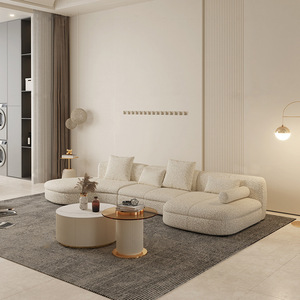 Vải công nghệ Bắc Âu, khăn lau không cần giặt, ghế sofa phòng khách, phong cách hiện đại nhẹ nhàng sang trọng, phù hợp với căn hộ nhỏ, bộ ghế sofa kết hợp phong cách hiện đại đơn giản - Product Image 2