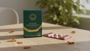 Suplemento Premium para la Piel de Adultos con Retinol C y Vitamina C Liposomal - Fórmula Antienvejecimiento para Aclarar la Piel en Tabletas - Product Image 3