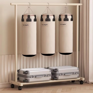 Estante de exhibición de ropa sostenible de pie de <span class=keywords><strong>Metal</strong></span> de hierro de nuevo diseño de fábrica, organizador de ropa portátil para uso doméstico, nuevo estilo chino - Product Image 3