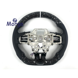 Volante Deportivo Personalizado de Fibra de Carbono y Cuero para <span class=keywords><strong>Mustang</strong></span> 2015-2021 GT <span class=keywords><strong>Shelby</strong></span> - Product Image 6