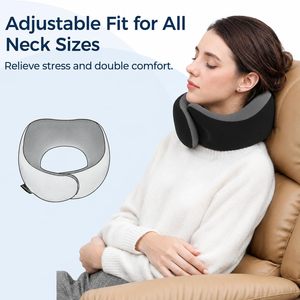 U-shaped <b>Neck</b> <b>Pillow</b> Travel Memory Foam Filled Portable Airplane Car Outdoor Travel <b>Pillow</b> - Product Image 2