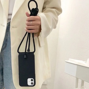 แฟชั่นสายคล้องเชือกแนวทแยงสายคล้องซิลิโคนกันกระแทกเคสโทรศัพท์สำหรับ <span class=keywords><strong>iPhone</strong></span> 13 14 15 16 <span class=keywords><strong>PRO</strong></span> <span class=keywords><strong>MAX</strong></span> - Product Image 5