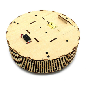 Kit de bricolage scientifique en bois pour enfants OKYN-Y2612 : Robot balayeuse à assembler soi-même - Product Image 4