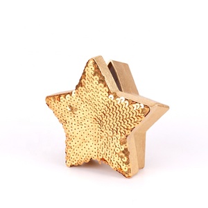 Sang trọng giáng sinh Sao <span class=keywords><strong>Shaped</strong></span> vàng long lanh bao bì Hộp Quà Tặng bán hàng trực tiếp Vàng Nhà cung cấp - Product Image 4