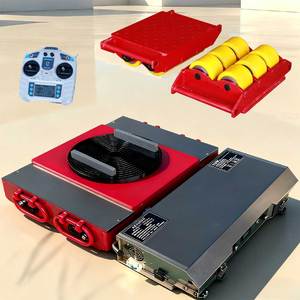 Rouleaux mobiles électriques robustes 25T, patins à roulettes mécaniques, <span class=keywords><strong>chariot</strong></span> <span class=keywords><strong>de</strong></span> transport, patins <span class=keywords><strong>de</strong></span> déplacement pour machines d'usine - Product Image 6