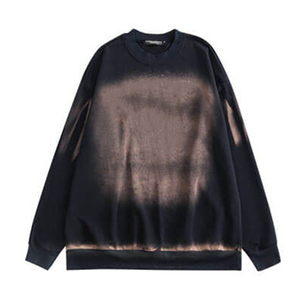 <span class=keywords><strong>Felpa</strong></span> Oversize con Collo Tondo e Stile Streetwear Effetto Vissuto <span class=keywords><strong>Marrone</strong></span>, Pullover Casual da <span class=keywords><strong>Uomo</strong></span>, Felpe Personalizzate - Product Image 3