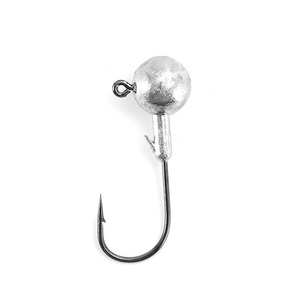 100 pz/pacco 1g <span class=keywords><strong>palla</strong></span> rotonda non verniciata testa Jig di piombo all'ingrosso - Product Image 3