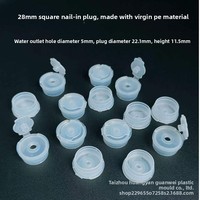 Bouchons d'insertion perforés en plastique de qualité alimentaire 18-410, 20-410, 24-410, 28-400 pour bouteilles d'huiles essentielles