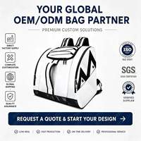 Sac de ski et snowboard rembourré YCW personnalisé pour le rangement intérieur, avec sangle de transport, poche pour équipement, lunettes et gants, pour le sport et le voyage