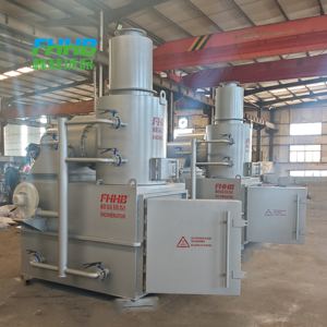 Incinérateur industriel à double chambre 20kg-500kg pour ordures/plastique/pneu-Incinérateur de déchets à économie d'énergie - Product Image 5