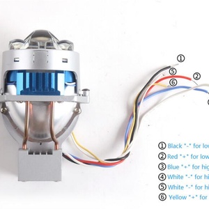 Nouveau projecteur bi-LED S16 de 3 pouces pour phare de voiture, 55W 84W 6000K, faisceau haut et bas, pièce d'accessoire automobile de rechange - Product Image 6