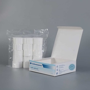 Essenziali Non sterili CE/ISO13485 certificate classe I bianco 100% puro cotone dentale rotolo originale di fabbrica - Product Image 5