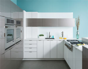 New Design <b>Kitchen</b> Cabinets Cosinas in <b>Kitchen</b> Island with Seating Range Hoods - Product Image 6