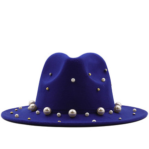 Nuovo Cappello Fedora Jazz a Tesa Larga in Pura Lana Merino 100% Regolabile Unisex per Feste e Pesca Accessorio di Moda - Product Image 6