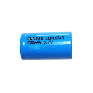 RCR123 16340 şarj edilebilir 700mAh 1500mAh 3.7V silindirik lityum iyon batarya kamera el feneri far için - Product Image 1
