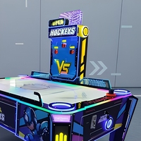 Table de Hockey Commerciale Professionnelle en Gros, Machine de Jeu d'Arcade à Monnayeur pour 2 Joueurs, Idéale pour Centres de Jeux