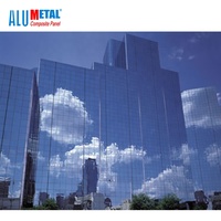 Panneau composite miroir Alumetal Dibond Acp Aluminium Bond Alucobond Guangzhou