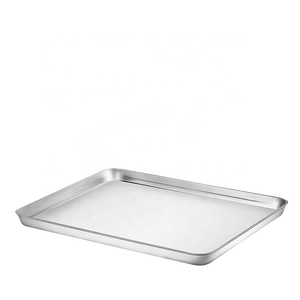 Ensemble de plateaux de plaque de cuisson en acier inoxydable en alliage d'aluminium de qualité alimentaire pour boulangers commerciaux - Product Image 2