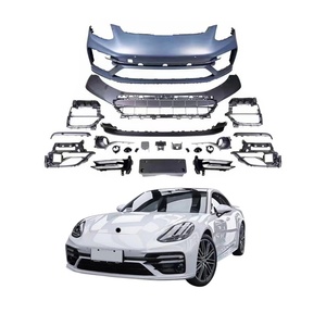 Kit de Carrocería Estilo TurboS para Panamera 971 2017-2023, Nuevas Puntas de Parachoques Delanteros, Modificación de Parrilla, Mejora - Product Image 1