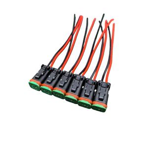 ขั้วต่อแบบตัวเมียสีดำ <span class=keywords><strong>2</strong></span> ขา ขนาด 16 AWG ยาว 15 ซม. สำหรับเซ็นเซอร์น้ำมันรถยนต์ หัวฉีดน้ำมันเชื้อเพลิง ไฟส่องสว่าง สายไฟแบบพิกเทล ผลิตโดยโรงงาน - Product Image 3