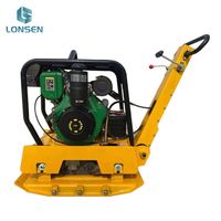 Compacteur à plaque vibrante réversible FPC220, utilisé pour la construction routière