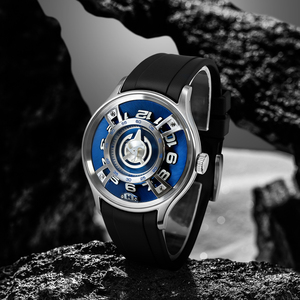 <span class=keywords><strong>Reloj</strong></span> de Lujo para Hombre con Logotipo Personalizado OEM, <span class=keywords><strong>Reloj</strong></span> de Pulsera Mecánico Automático con Hora Variable, Cristal de Zafiro Le Dome - Product Image 6