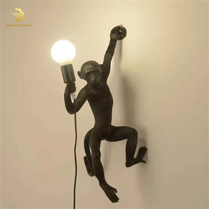 Art Design Aap Hars Lamp Hotel Bed Modern Zwart Wit Indoor Tafel Wandlamp - Product Image 4