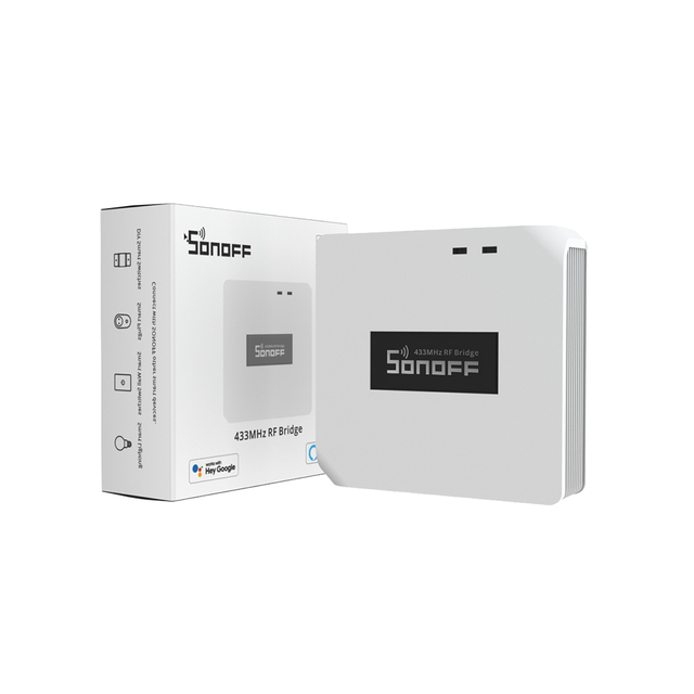 RF Bridge 433MHz Smart Switch PC Material Works Alexa/Google Home Via Ewelink App WiFi USB Electric Powered Universal