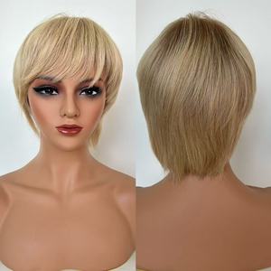 Parrucca in Capelli Umani Veri di Alta Qualità con Base Mono, Corta, Disponibile in Diversi Colori per Abbinarla a Diversi Stili Naturali - Vendita all'Ingrosso Diretta dalla Fabbrica - Product Image 2