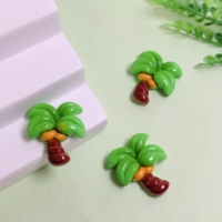 100 piezas de accesorios de resina de base plana con diseño de playa simulada para manualidades DIY, álbumes de recortes, marcos, horquillas, fundas de teléfono, casas de muñecas y imanes de nevera