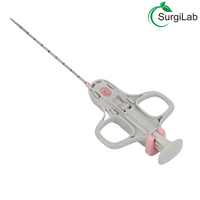 Ensemble d'aiguilles à biopsie 18G Poumon pleural Prostate Sein Foie Rein Types Tru-Cut Pistolet à aiguille à biopsie semi-automatique