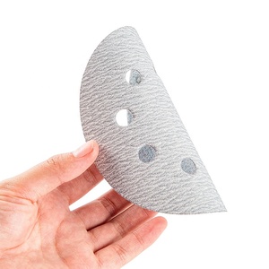 Disque de polissage de ponçage de disque de haute qualité Disques de film crochet et boucle blancs pour bois et métal - Product Image 4