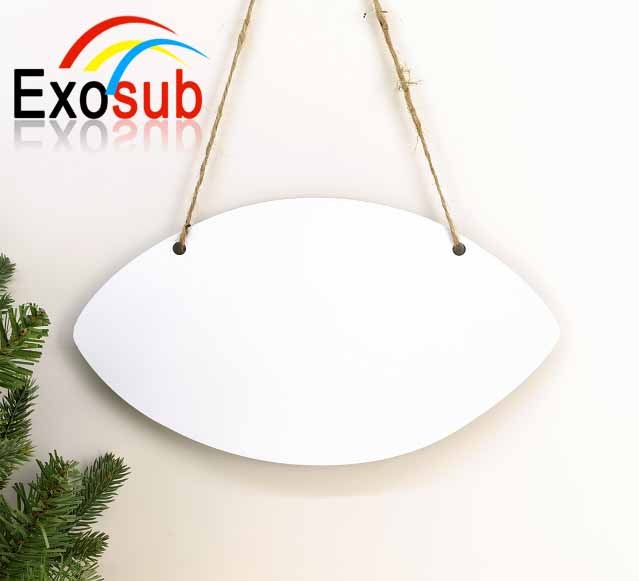 EXSOUB Wooden MDF football sign blank football sign for sublimation