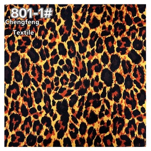 Tela de Pana Estampada Ligera y Cómoda, 100% Poliéster, Tejido de Urdimbre para Confección de Vestidos, Camisas, Chaquetas y Pantalones Casuales - Product Image 3