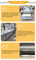 Pasteurisateur tunnel multifonctionnel prix usine pour petites bouteilles en verre Machine de pasteurisation de pots de jus de fruits